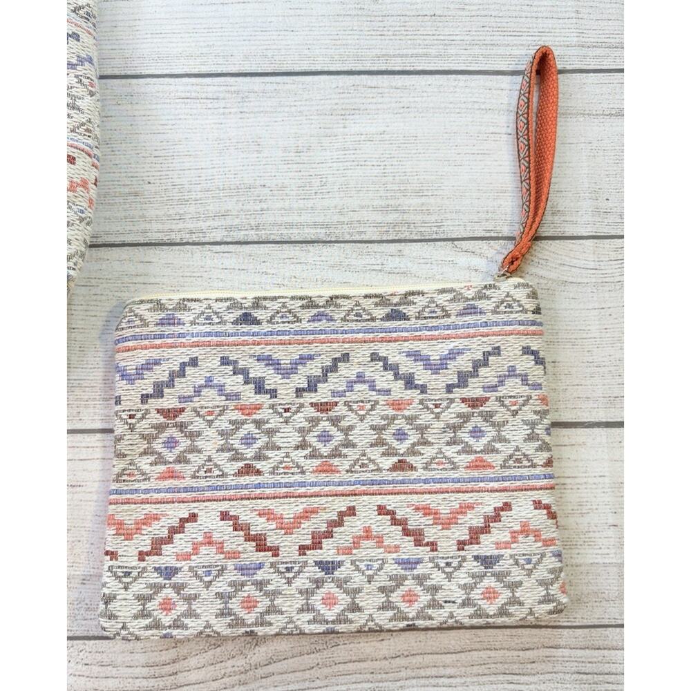 AMERICA & BEYOND Beyond/Embellished Tote Bag 3 Piece Set Boho Made In India - Picture 14 of 16